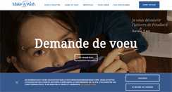 Desktop Screenshot of makeawishfrance.org